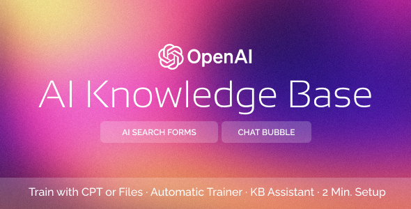 AI Knowledgebase Premium - WordPress AI Support Assistant - CodeCanyon Item for Sale