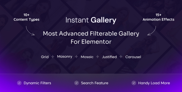 Instant Gallery Pro - WordPress Plugin - CodeCanyon Item for Sale