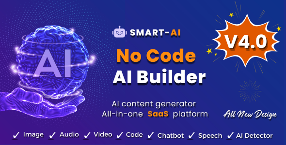 SmartAI: ReactJS AI Template - OpenAI Content, Text, Image, Chatbot, Code Generator as SaaS - CodeCanyon Item for Sale