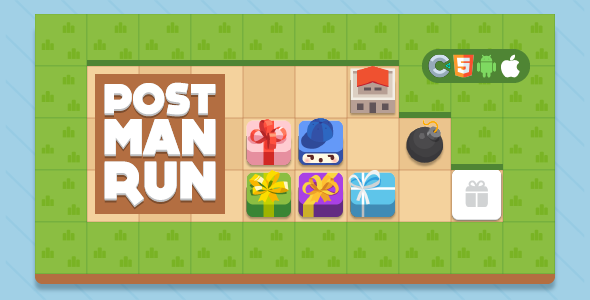 Postman Run - HTML5, Construct 3 - CodeCanyon Item for Sale