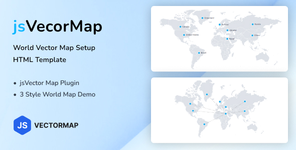 jsVectorMap World Vector Map Setup - FlexMap - CodeCanyon Item for Sale