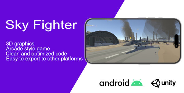 Sky Fighter Android Game template - CodeCanyon Item for Sale