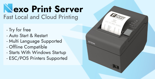 Nexo Print Server - CodeCanyon Item for Sale