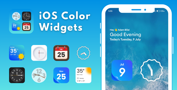 iOS Color Widgets with AdMob Ads Android - CodeCanyon Item for Sale