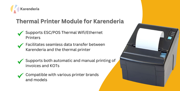 Karenderia Thermal Printer - CodeCanyon Item for Sale