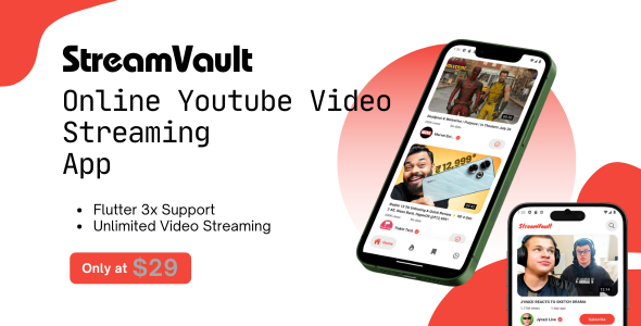 StreamVault v2.3 - Premium Online YouTube Video Streaming App - CodeCanyon Item for Sale