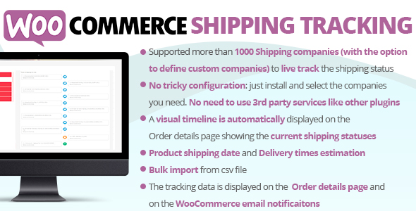 WooCommerce Shipping Tracking - CodeCanyon Item for Sale