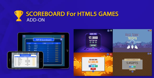 Scoreboard for HTML5 Games by demonisblack | CodeCanyon