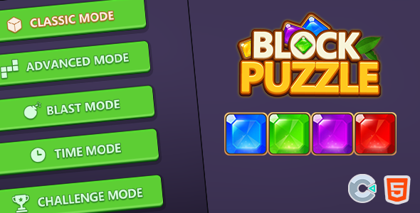 Block Puzzle Blast - Html5 (Construct3) - CodeCanyon Item for Sale