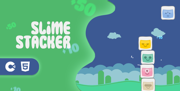 Slime Stacker - HTML5 Game - Construct 3 - CodeCanyon Item for Sale