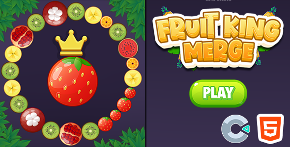 Fruit King Merge - Html5 (Construct3) - CodeCanyon Item for Sale