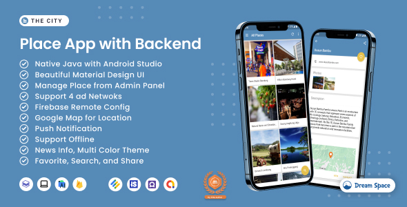 The City - Place App with Backend 7.7 - CodeCanyon Item for Sale