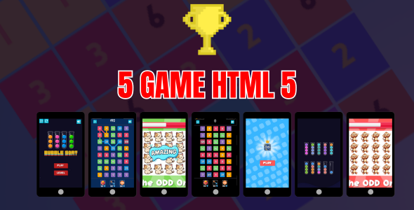 5 Game Html5 Bundle - CodeCanyon Item for Sale