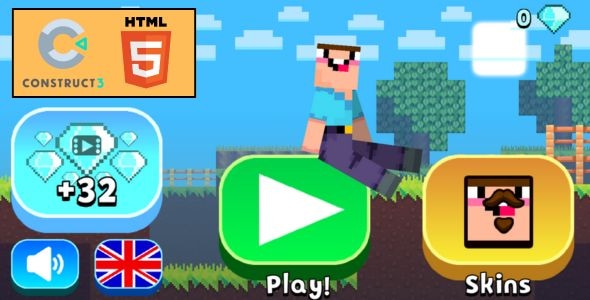 Noob parkour platformer - CodeCanyon Item for Sale