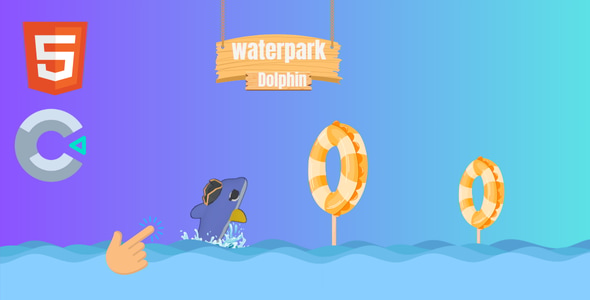 Waterpark Dolphin - HTML5 - Construct 3 - CodeCanyon Item for Sale