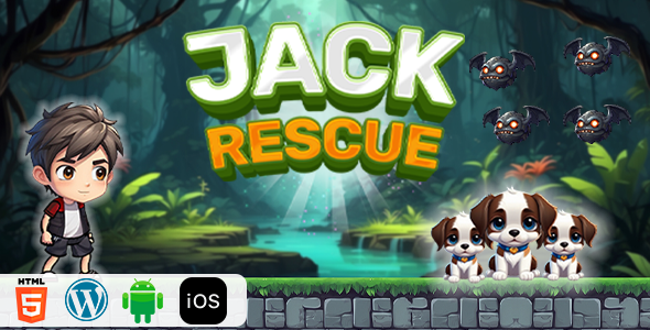 Jack Rescue - HTML5 Construct3 Game - CodeCanyon Item for Sale