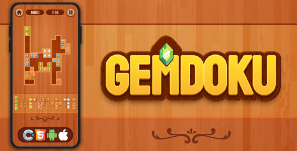 Gemdoku - HTML5 Game, Construct 3 - CodeCanyon Item for Sale