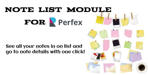 Notes List Viewer Module for Perfex CRM - CodeCanyon Item for Sale