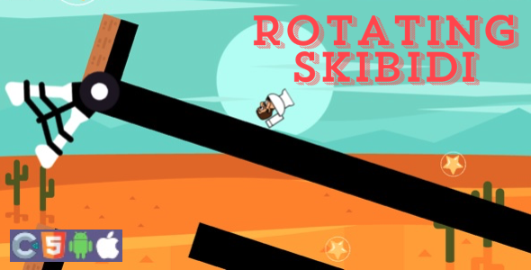 Skibidi Rotating - HTML5 Game, Construct 3 - CodeCanyon Item for Sale