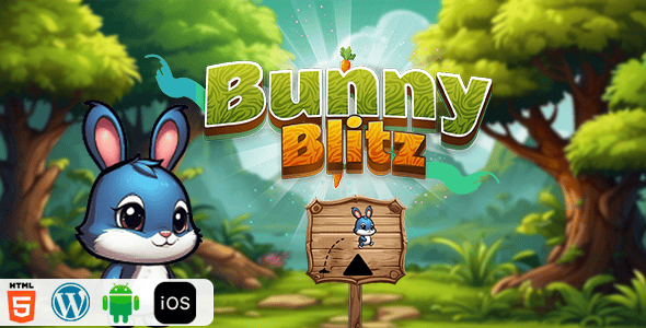 Bunny Blitz - HTML5 Construct3 Game - CodeCanyon Item for Sale