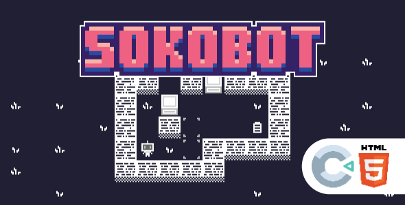 Sokobot Puzzle - Construct 3 - CodeCanyon Item for Sale