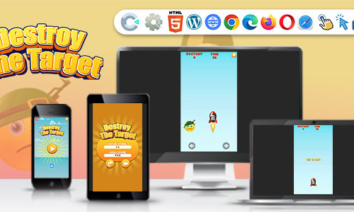 Destroy The Target (Construct | C3P | CAPX | HTML5) Endless Game by Pro ...