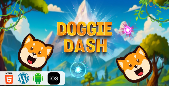 Doggie Dash - HTML5 Construct3 Game - CodeCanyon Item for Sale