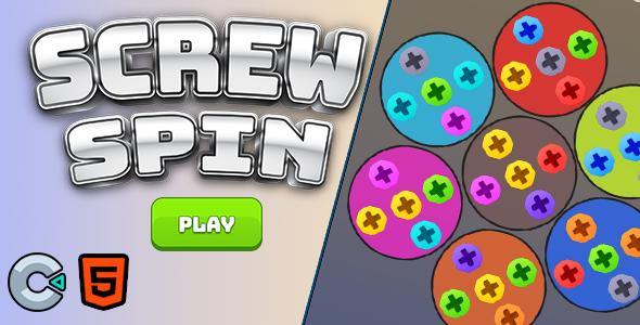 Screw Spin - Html5 (Construct3) - CodeCanyon Item for Sale