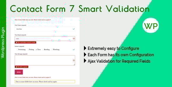 Contact Form 7 Smart Validation - CodeCanyon Item for Sale