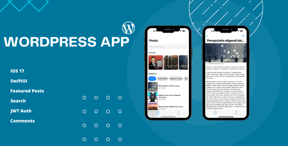 WordPress iOS App (SwiftUI) - CodeCanyon Item for Sale