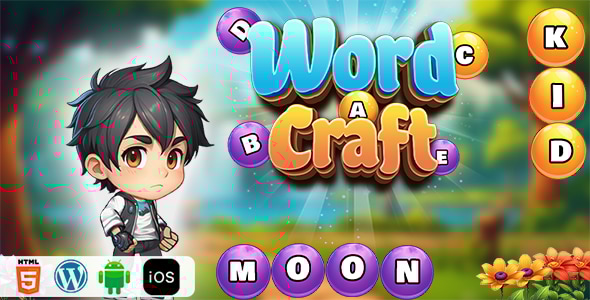 Word Craft - HTML5 Construct3 Game - CodeCanyon Item for Sale