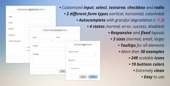 Pure CSS3 Forms Set by voky | CodeCanyon