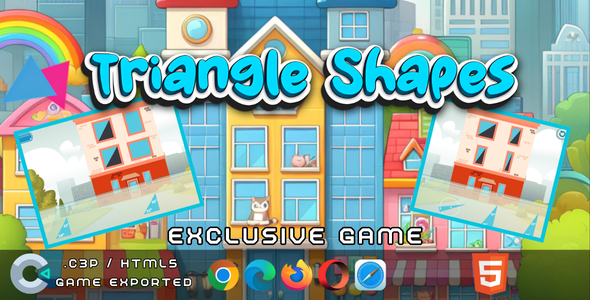 Triangle Shapes - Educational Game - HTML ( Construct 3 ) - CodeCanyon Item for Sale