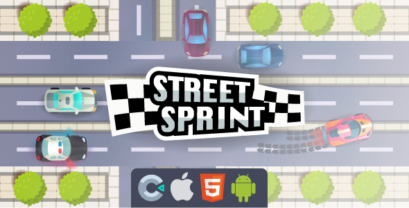 Street sprint - HTML5 - Construct 3 - CodeCanyon Item for Sale