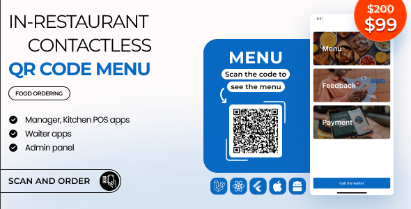 A table QR-code based contactless ordering and order management system ...