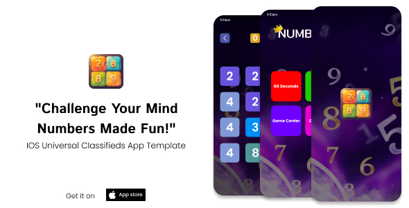 Numberz | iOS Universal Board Game Template (Swift) - CodeCanyon Item for Sale