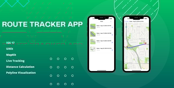 Route Tracker App - CodeCanyon Item for Sale
