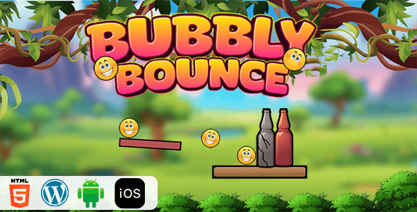 Bubbly Bounce - HTML5 Construct3 Game - CodeCanyon Item for Sale