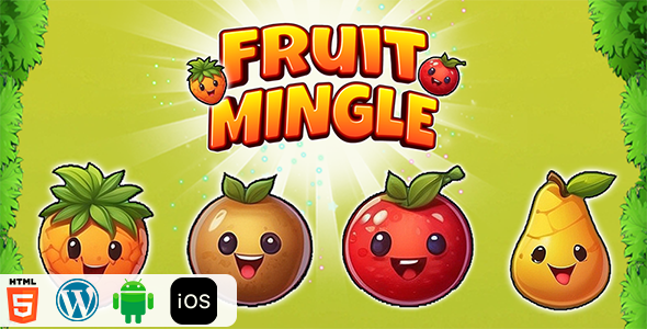 Fruit Mingle - HTML5 Construct3 Game - CodeCanyon Item for Sale