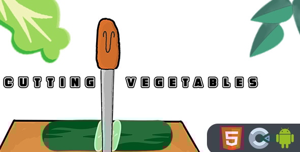 Cutting Vegetables - HTML5 Game - Construct 3 - CodeCanyon Item for Sale