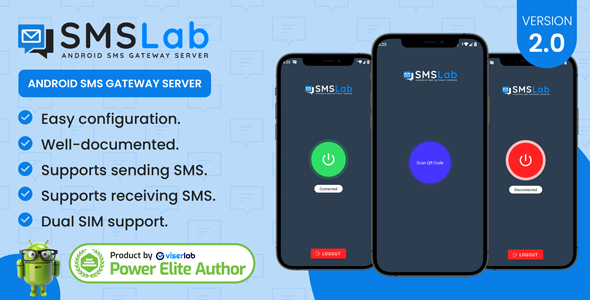 SMSLab - Android SMS Gateway Server - CodeCanyon Item for Sale
