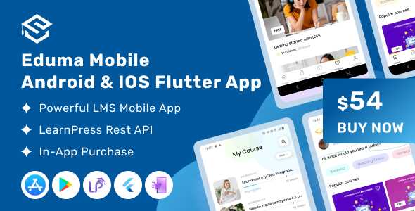 Eduma Mobile - Flutter LMS Mobile App for iOS & Android - CodeCanyon Item for Sale