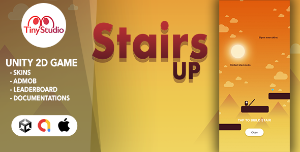 Stairs Up - Unity project - CodeCanyon Item for Sale