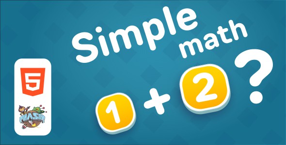 Simple math – HTML5 Game (Phaser 3) - CodeCanyon Item for Sale