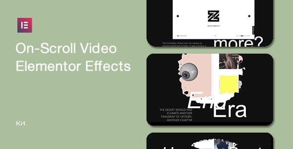 On-Scroll Video Effects for Elementor - CodeCanyon Item for Sale