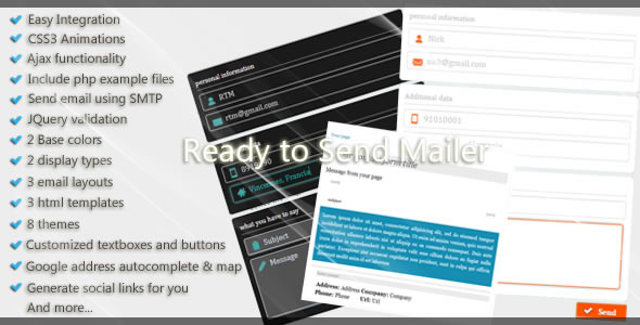 Ready to Send Mailer - CodeCanyon Item for Sale