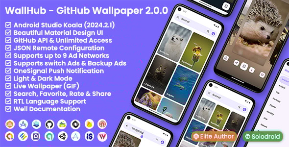 WallHub – GitHub Wallpaper App – GitHub API WallHub – GitHub Wallpaper App – GitHub API