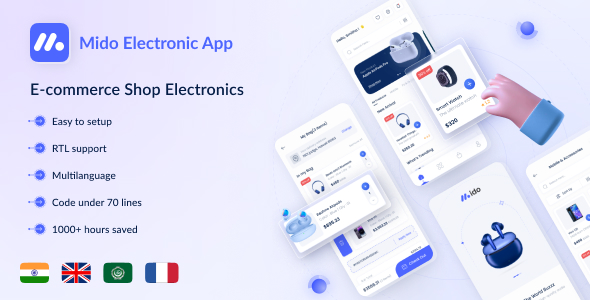 Mido - Ecommerce React Native CLI Template - CodeCanyon Item for Sale