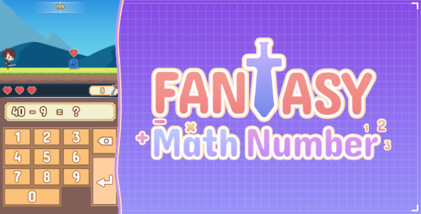 Fantasy Math Number - HTML5 Game - Contruct 3 - CodeCanyon Item for Sale