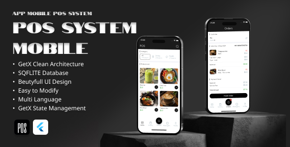 Flutter POS Cafe SQFlite - Mobile Version - CodeCanyon Item for Sale